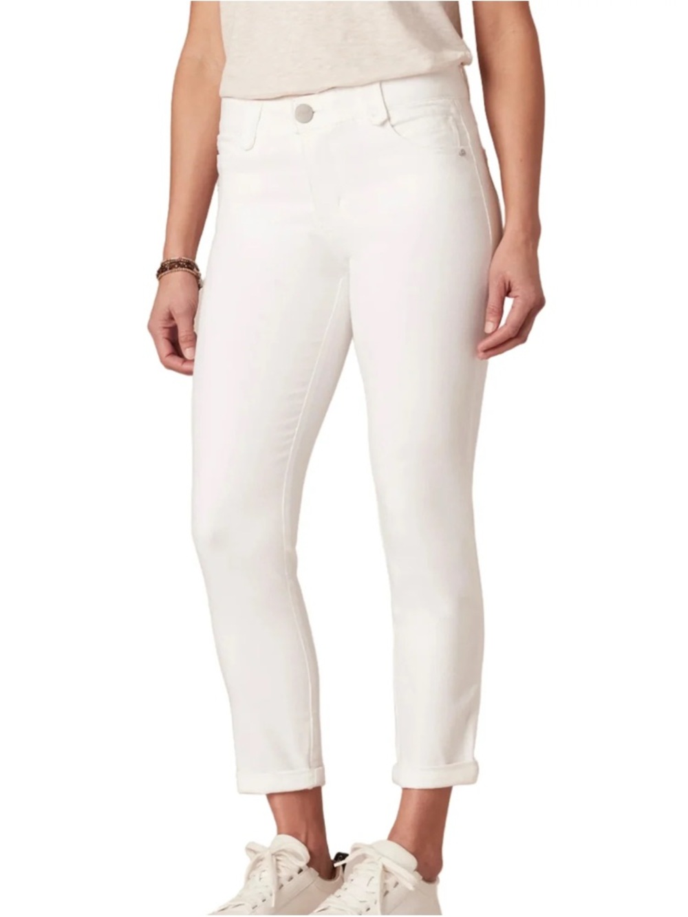 Democracy White Ankle  Skimmer Jeans